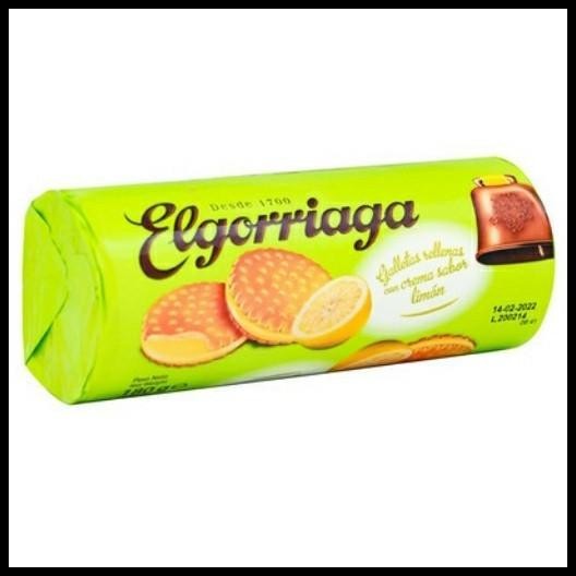 

[180Gr] Elgorriaga Lemon Cream Biscuits - Biskuit Isi Rasa Lemon