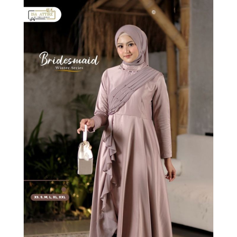 DRESS BRIDESMAID ELEGANT/Athalia bridesmaid by isa attire