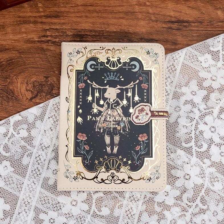 

df-8 Magnetic Notebook Diary Pan's Labyrinth / Buku Diary PU Leather Buku Catatan - 0881 Berkualitas