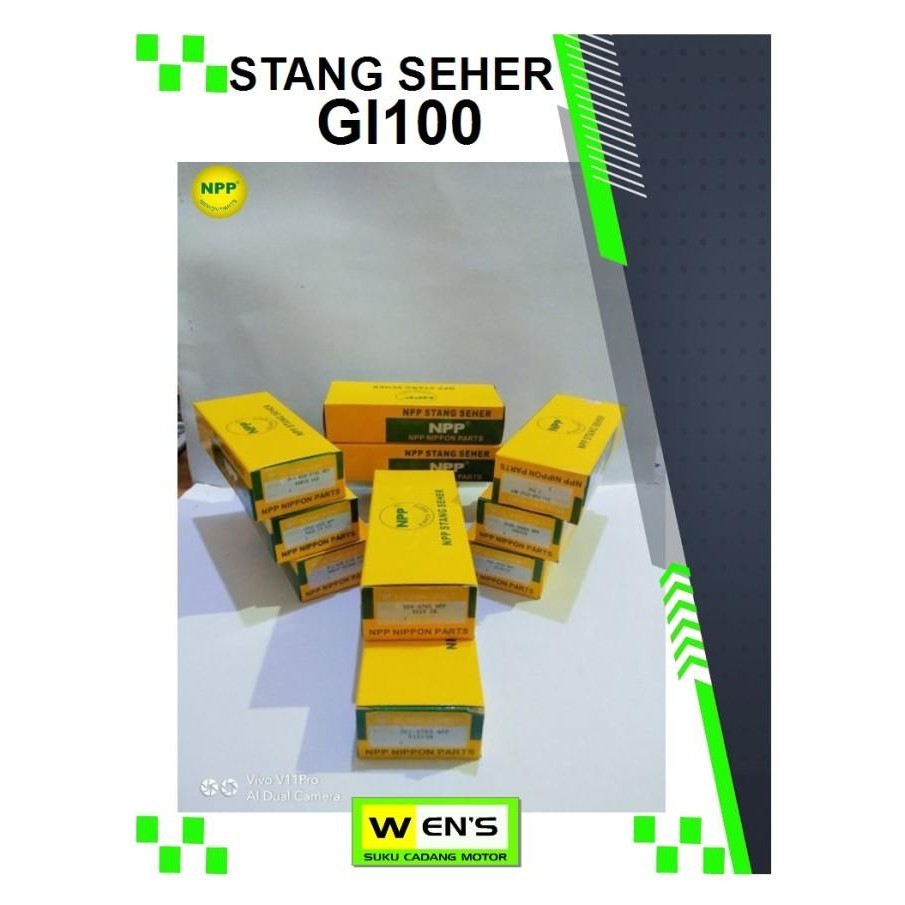 STANG SEHER GL100 CB100 STANG PISTON CB100 GL100 CONNECTING ROD GL100 Import Premium