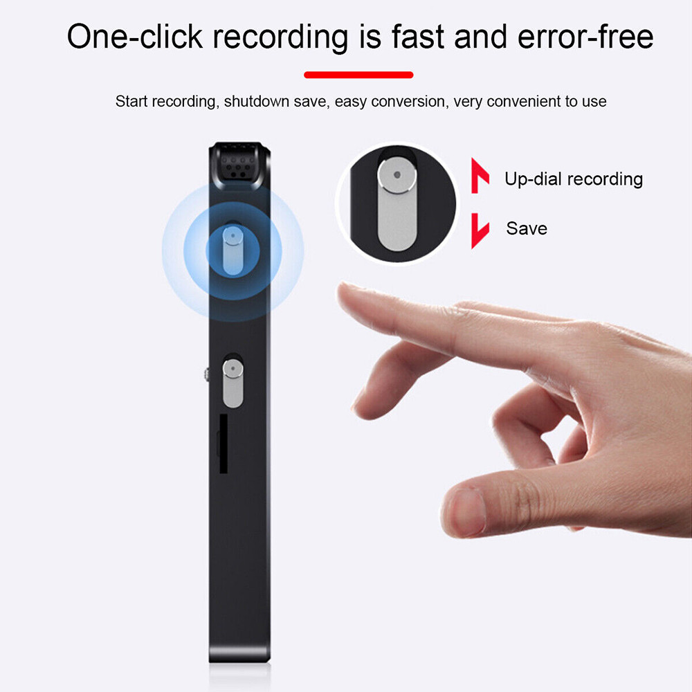 Perekam Suara Jernih Otomatis Mini Tersembunyi Jarak Jauh Voice Audio Recorder Noise Mp3 Media