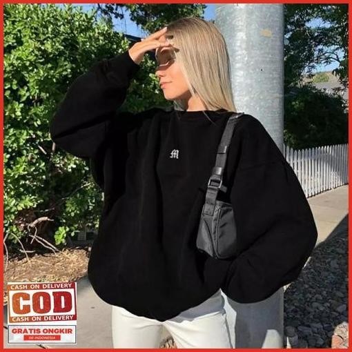 Tarbaru Crewneck Sweater Bordir M Crewneck Kekinian / Sweater Unisex / Sweater Bordir Limited