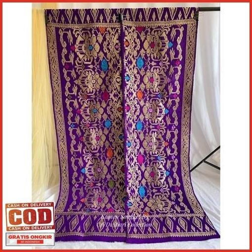 Extra Kain Bali Kamen Songket Asli Tenun Bali Benang Banyumas Palembang Bali Limited
