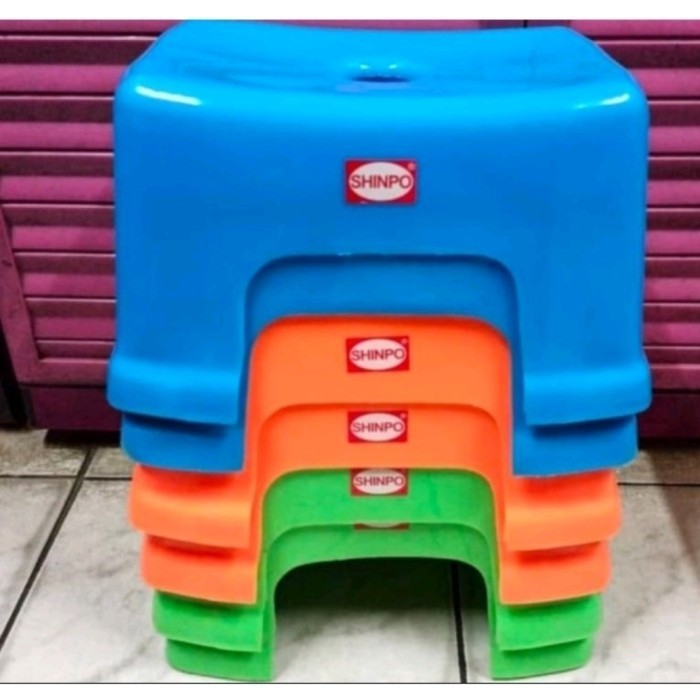 Ready Stok - Kursi Plastik Bangku Jongkok Shinpo/Jengkok Plastik