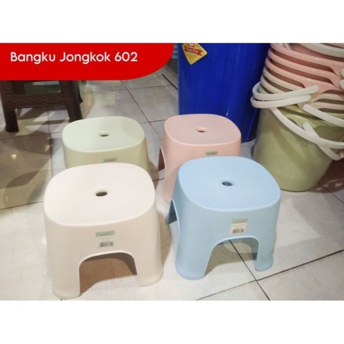 Ready Stok - Bangku Jongkok Plastik Red House 602/Kursi Jongkok Murah - Biru