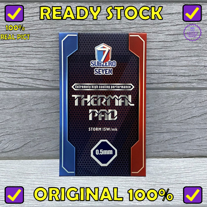 THERMAL PAD EXTREME PERFORMANCE SUBZERO SEVEN 7 15W/M.K 90MM X 50MM