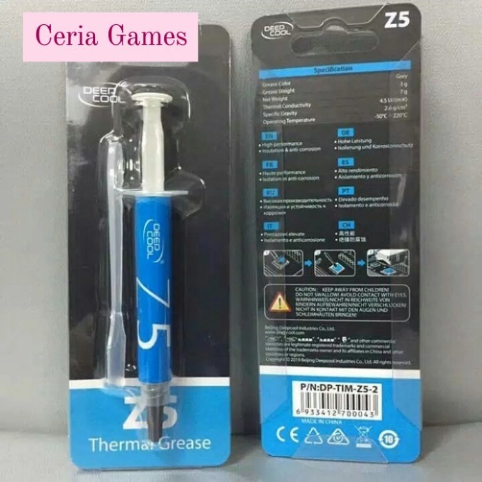 THERMAL PASTA Z5 / THERMAL PASTA TO PS3 PS4 LACTOP DLL