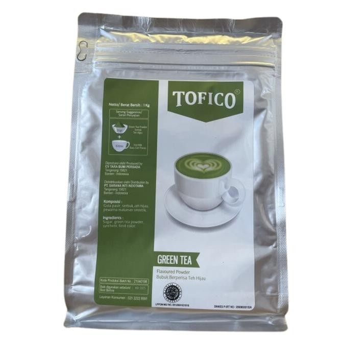 

Bubuk Minuman Teh Hijau / Green Tea Tofico Powder 1 kg