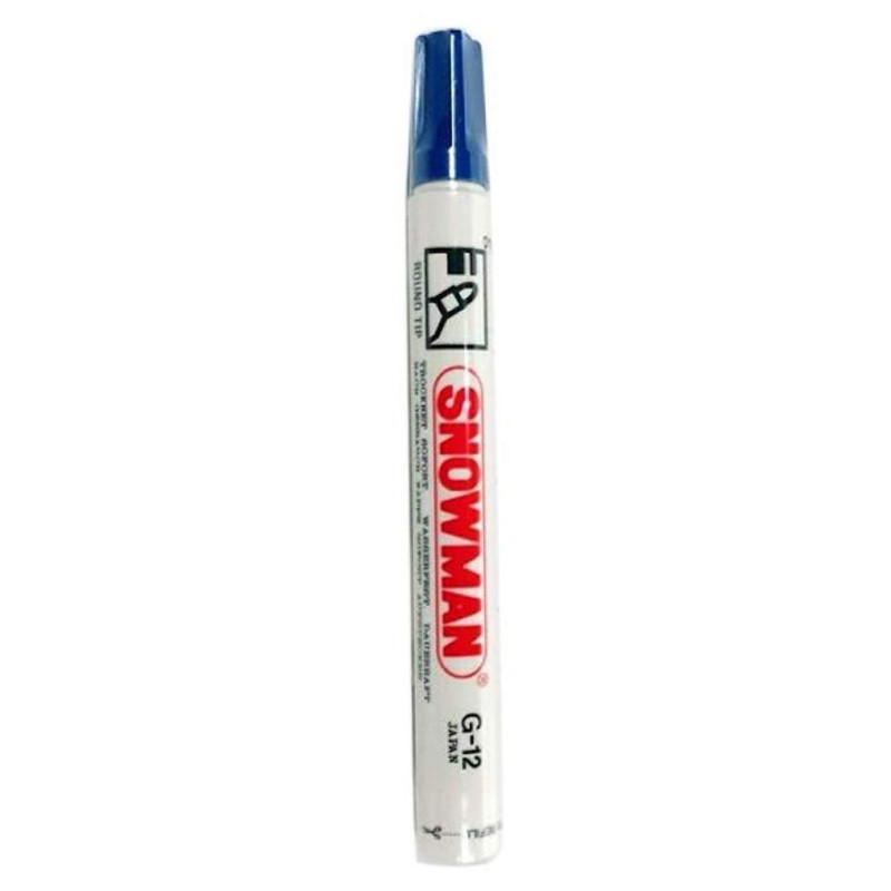 

Snowman - Spidol Marker Permanent G-12 Warna Biru