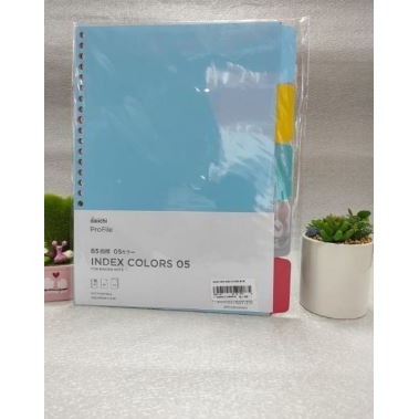 

Daiichi- Index Divider Colors 05 Ukuran B5
