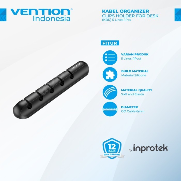 

VENTION KABEL ORGANIZER CLIPS HOLDER FOR DESK