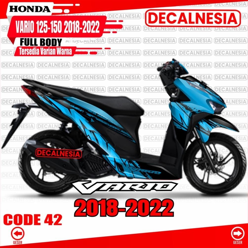 Decal Stiker Vario All New 150 125 Full Body Tahun 2018 2019 Sticker Motor Honda 2020 Dekal 2021 202