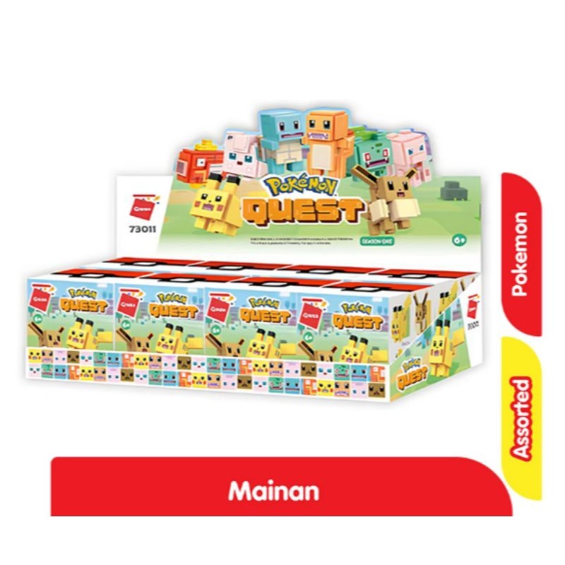 (Desty Shop)Qman Pokemon Quest Blind Box Assorted