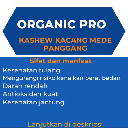 

Cashew ,Kacang Mede Panggang 1Kg