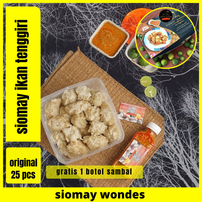 

Siomay Somay Ikan Tenggiri Frozen Isi 25 Pcs Halal Wondes