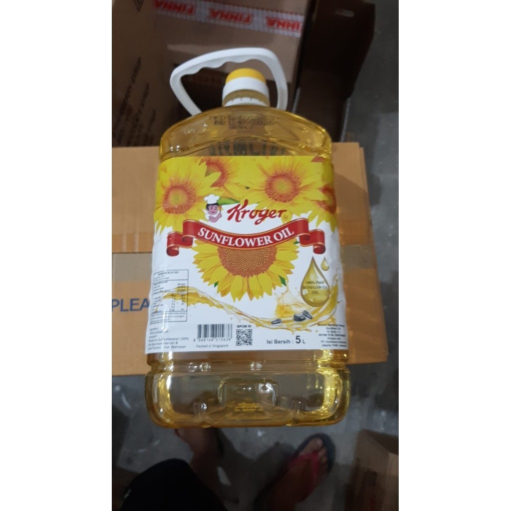 

Sunflower Oil Kroger / Minyak Biji Bunga Matahari Kroger - 5 Ltr