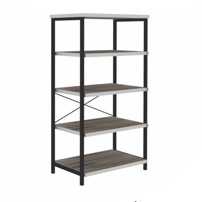 ** Rak Buku Serbaguna Rangka Besi