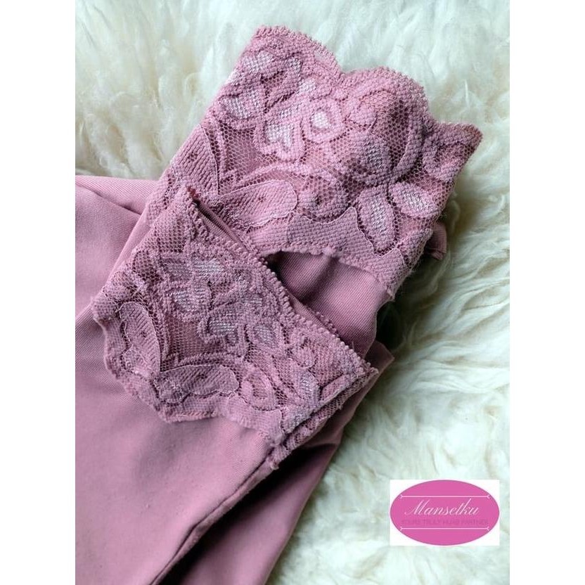 Manset Baju Atasan/Dalaman Wanita Renda Bahan Kaos Premium GJ