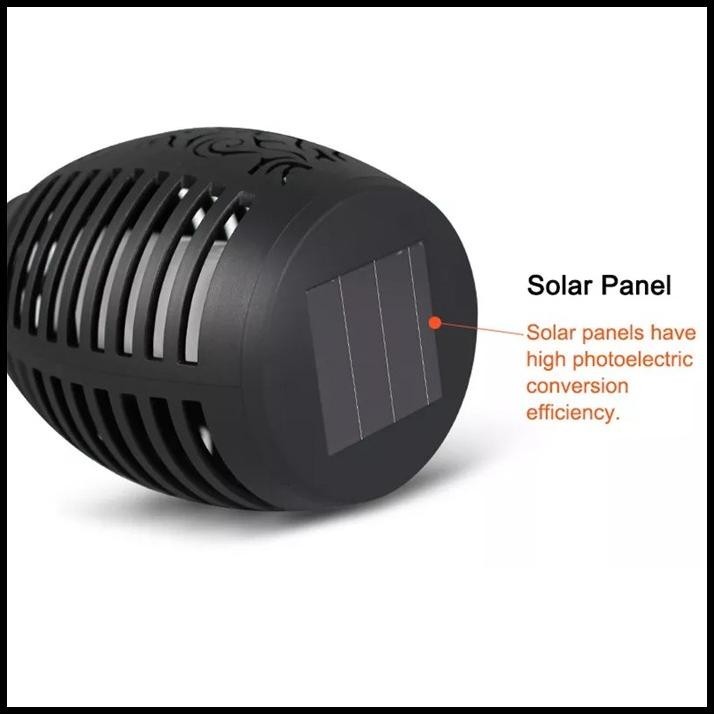 LAMPU OBOR LED TENAGA SURYA LAMPU TAMAN TIANG TERAS RUMAH SOLAR PANEL