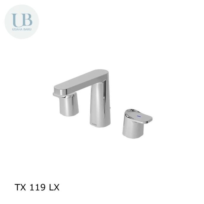 Kran Wastafel Mixer Toto TX119LX | Kran Wastafel 3 lubang TX 119 LX