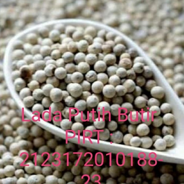 

Whole White Pepper 1Kg / Lada Putih / Merica Bulat 1Kg