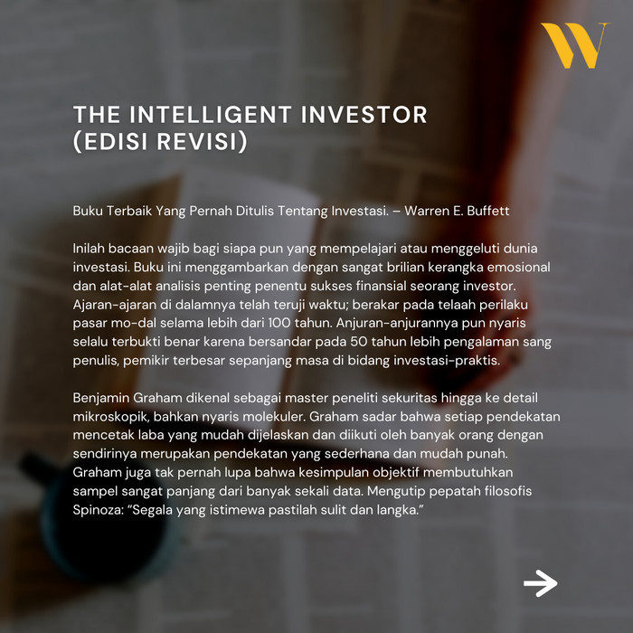 

Buku Saham "The Intelligent Investor (Edisi Revisi)" Baru Dan Ori
