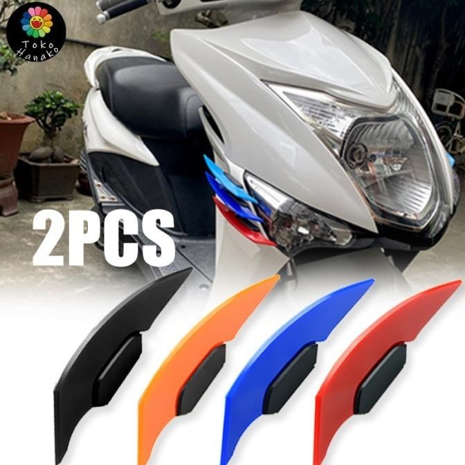 2 Buah Winglet Wingkit Winglet Samping Winglet Sirip Hiu Winglet Motor