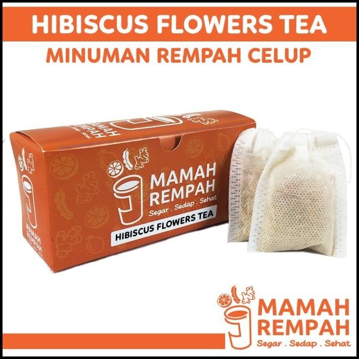 

GRATIS ONGKIR TEH CELUP REMPAH JAMU HIBISCUS FLOWERS TEA RAMUAN MINUMAN HERBAL !