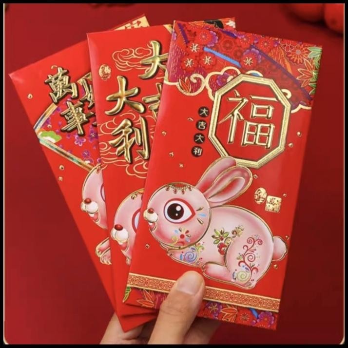 

BEST DEAL ANGPAO 3D ISI 6 CUTE RABBIT IMLEK 2023 SINCIA BAGUS LUCU MURAH