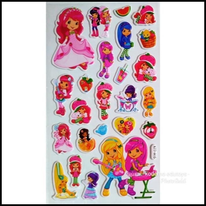 

GRATIS ONGKIR STICKER STIKER ANAK TIMBUL KARAKTER STAWBERRY SHORTCAKE 2202 !!!!!