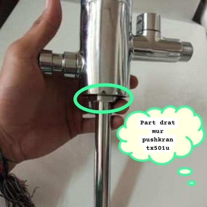 Sparepart mur kopling untuk Pushkran TX501U | mur TOTO TX 501 U(bekas)