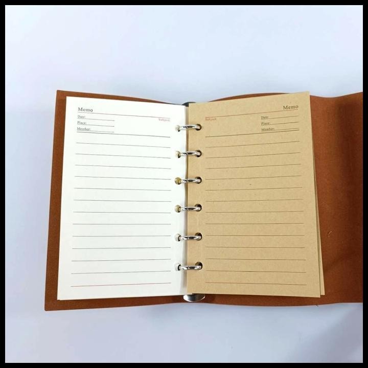 

HOT DEAL BUKU CATATAN HARIAN BINDER KULIT RETRO MAPLE LEAF A7 LD A1 GRAY !!!!!!