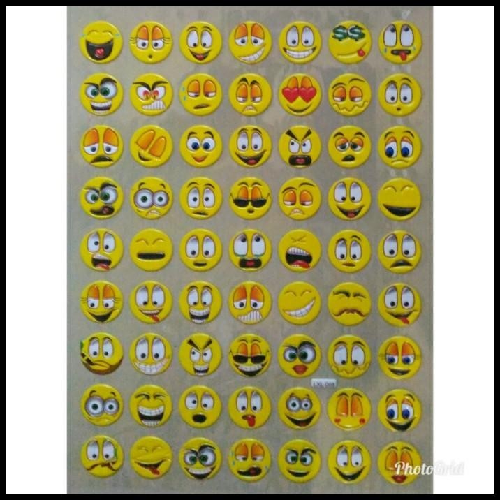 

HOT DEAL STICKER STIKER ANAK TIMBUL EMOTICON