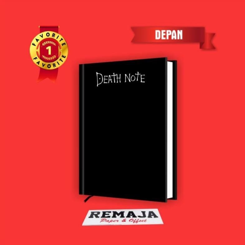 

Pocket Book/Note Book Hardcover Death Note A6 & A5 / Buku Tulis Catatan Notes Cod