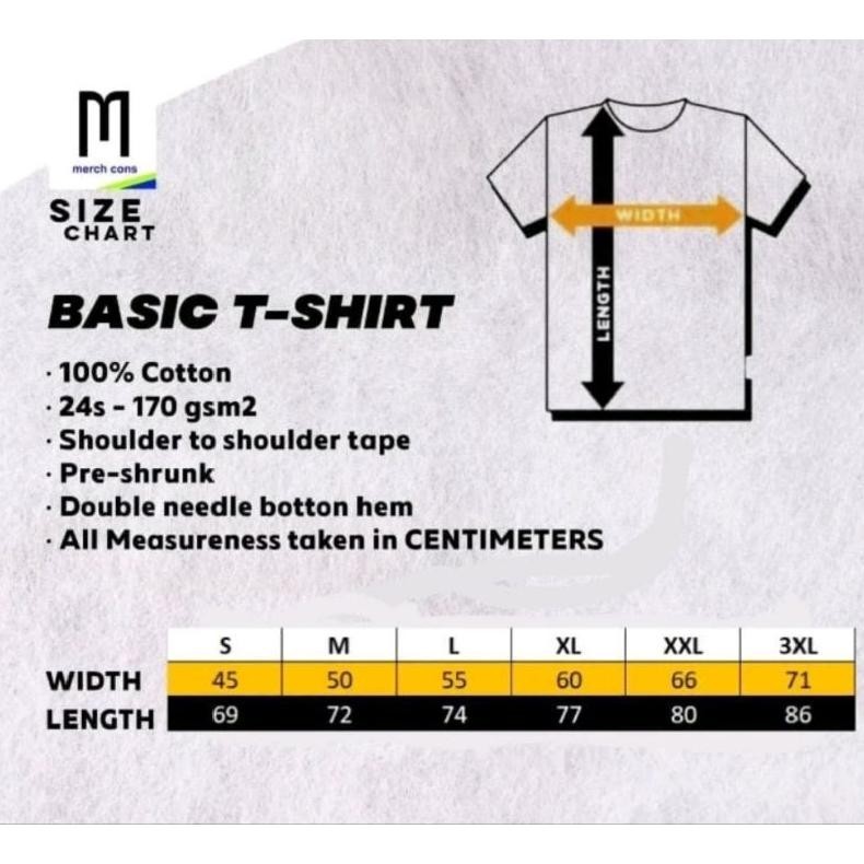 Kaos Polos Merchons 24S Trend
