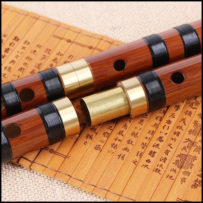 TERMURAH SERULING BAMBU IMPORT PROFESSIONAL DIZI FLUTE BAMBOO WOODWIND MUSIC 