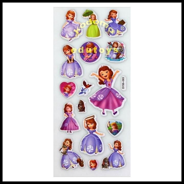 

DISKON STICKER STIKER ANAK TIMBUL KARAKTER SOFIA THE FIRST 2932 !!!!