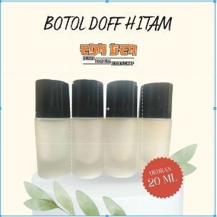 Botol Parfum Spray Doff Hitam 20Ml