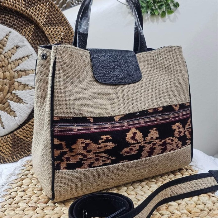 Tas Goni Handbag Wanita Etnik Batik Tulis Kulit