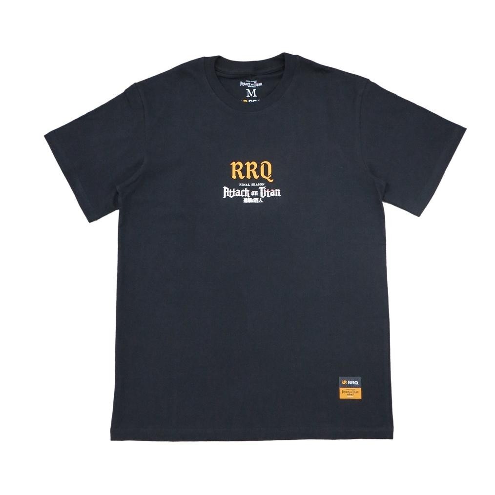 Terbaru Kaos Fnl Rrq X Attack On Titan Rumbling Distro Rrq Pria Wanita Premium T-Shirt