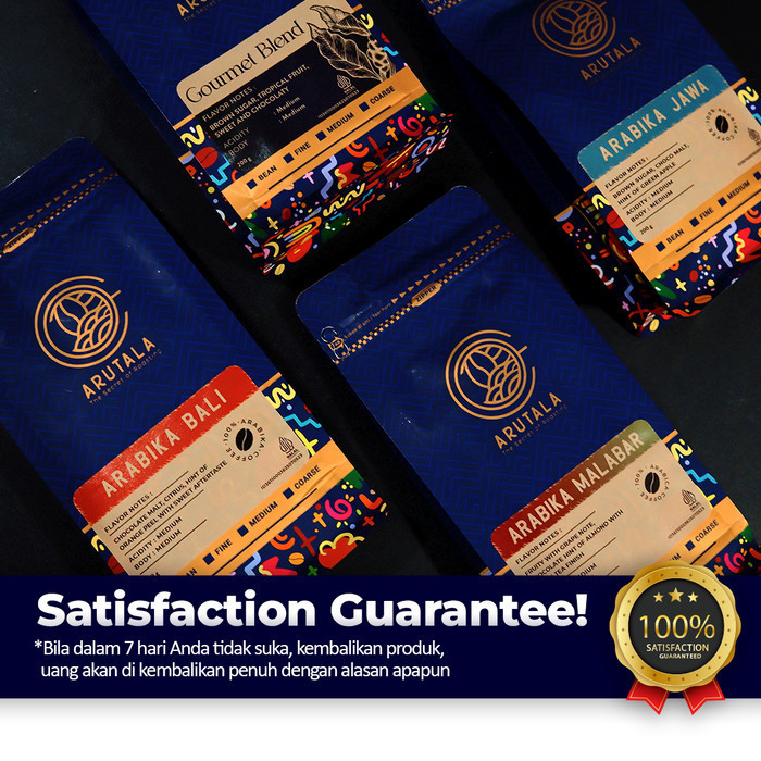 

Arutala Kopi Colombia Decaf Arabika 200 Gram