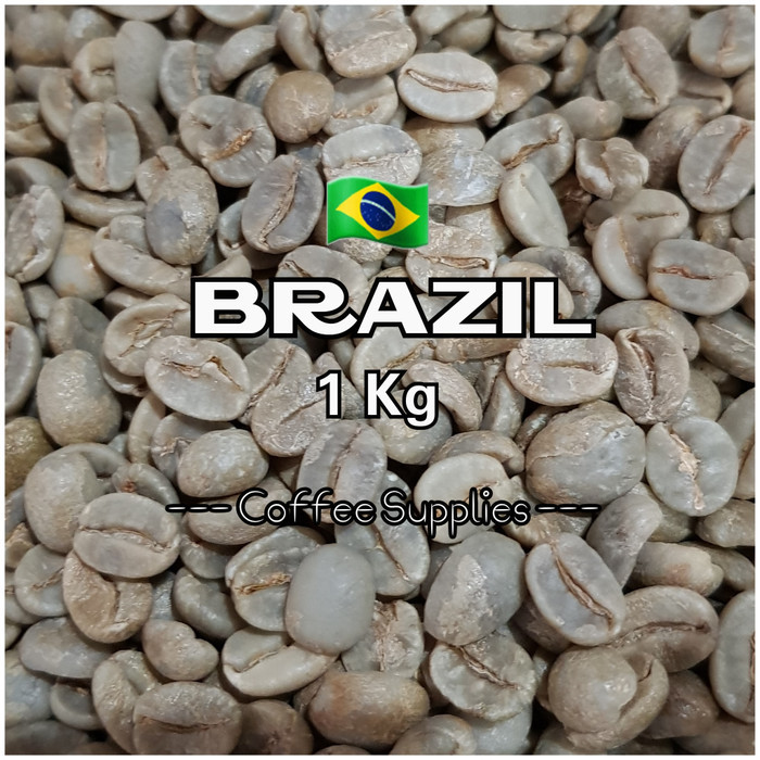

Arabica Brazil Natural 17/18 Coffee Green Bean Biji Kopi Mentah Import