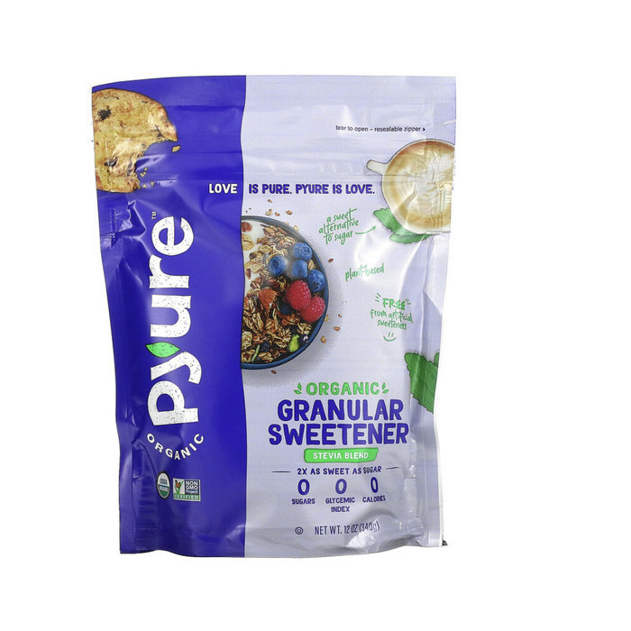 

Pyure Organic Stevia Blend, Granular All-Purpose Sweetener (454 G) - Adelineez
