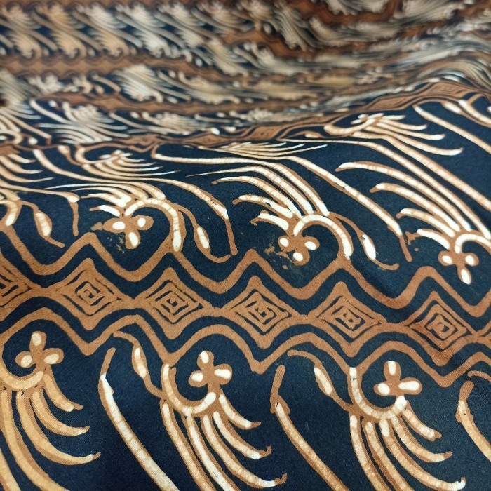 Kain Batik Full Tulis Motif Parang Klasik Sogan Ganes Jogja Solo Asli