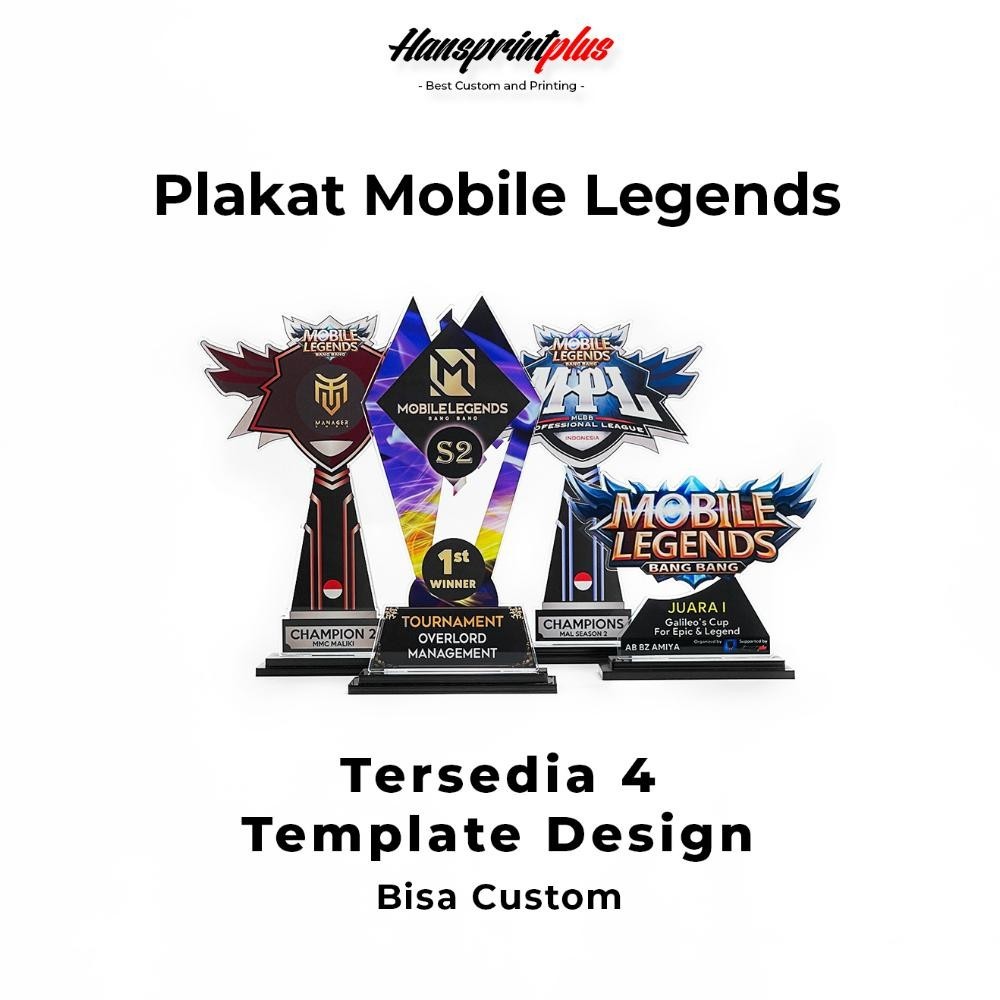 CR - Trophy Akrilik Mobile Legends Custom TERLARIS