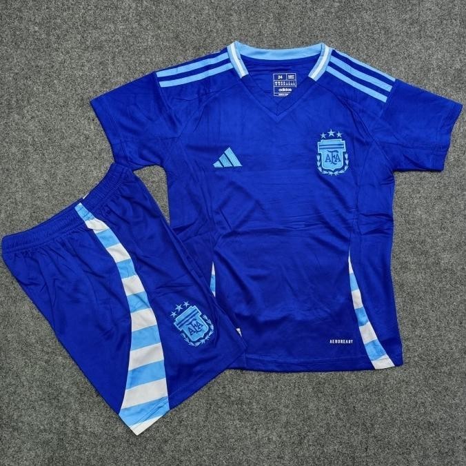 Setelan Anak Argentina / Jersey Bola Argentina Junior / Kaos Import
