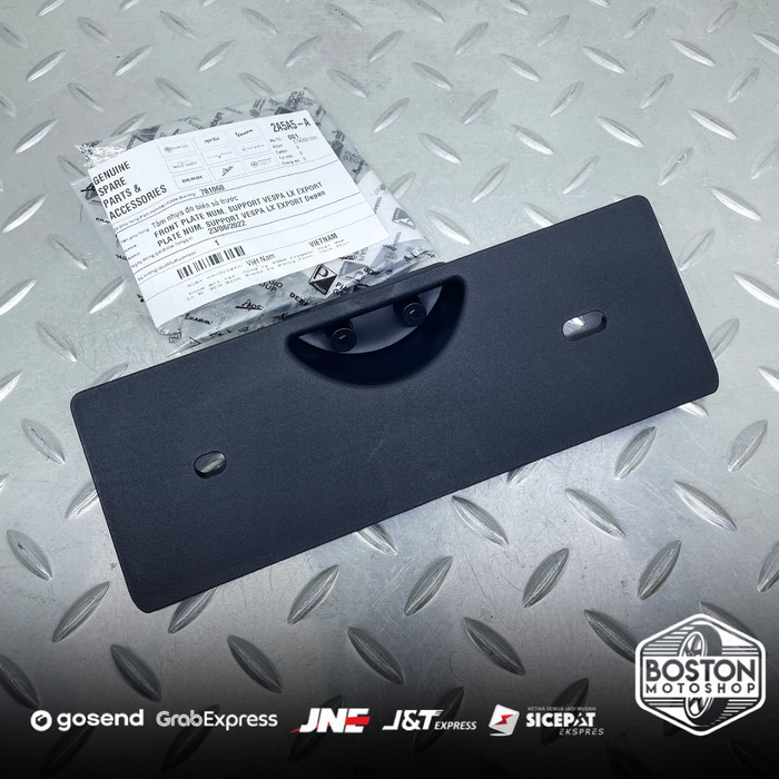 Dudukan Tatakan Plat Nomor Depan Vespa Lx Lxv S Iget Piaggio