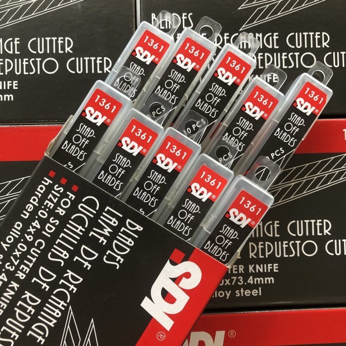 

Terlaris (1 pack) refill isi cutter 30 derajat SDI 1361 SALE