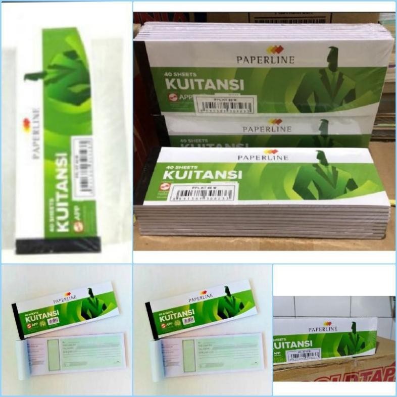 

BUKU KWITANSI KECIL PAPERLINE ( 1PAK/10BUKU ) TERMURAH BANGET