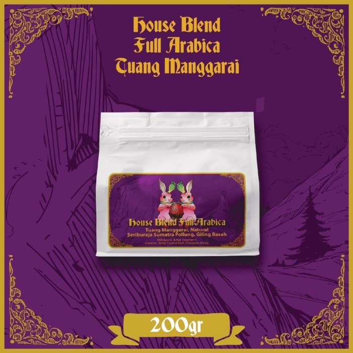 

Ready House Blend - 50:50 Tuang Manggarai x Seriburaja Full Arabica